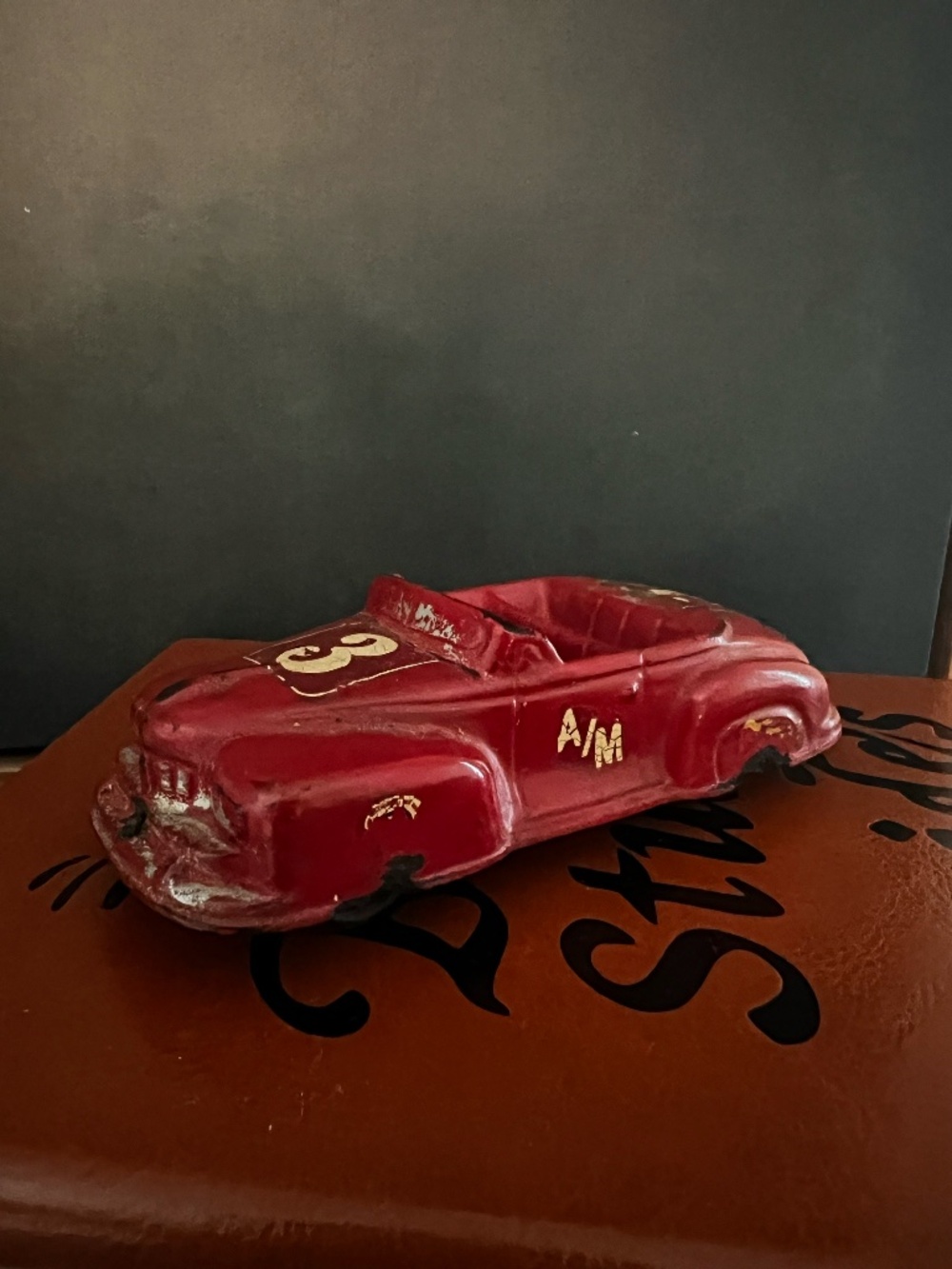 Circa 1940 Ancor Rubber Race Car